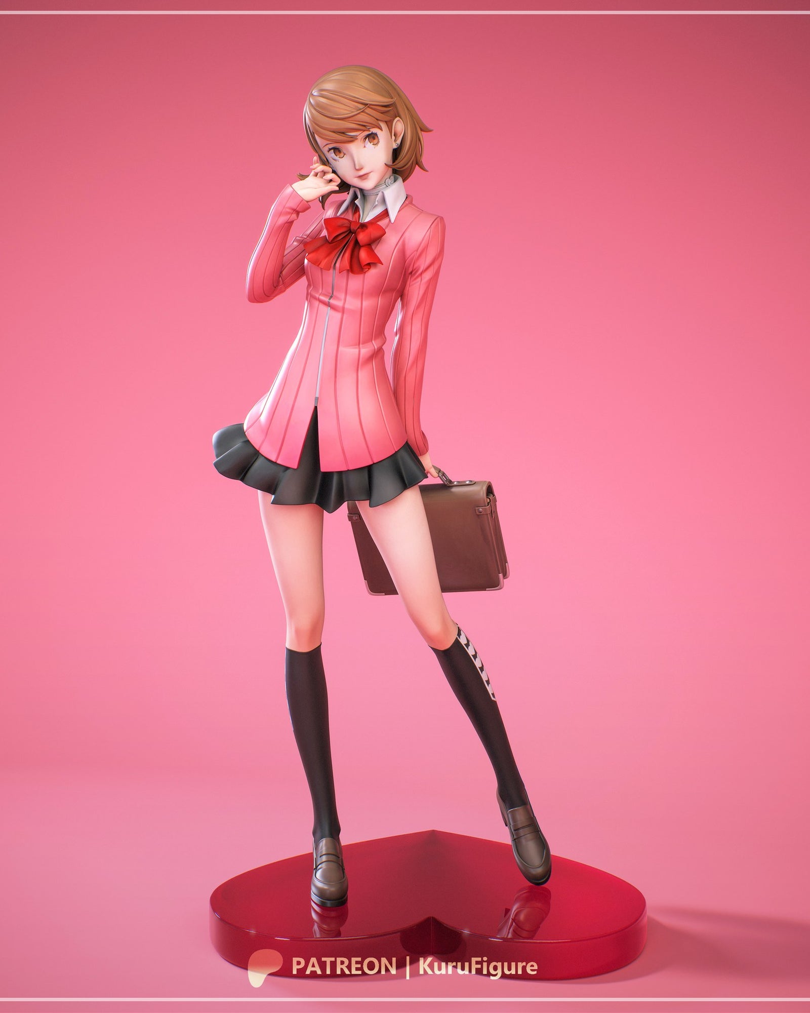 Yukari Takeba (Persona 3) resin figure by Kuru Figures — studio render 2
