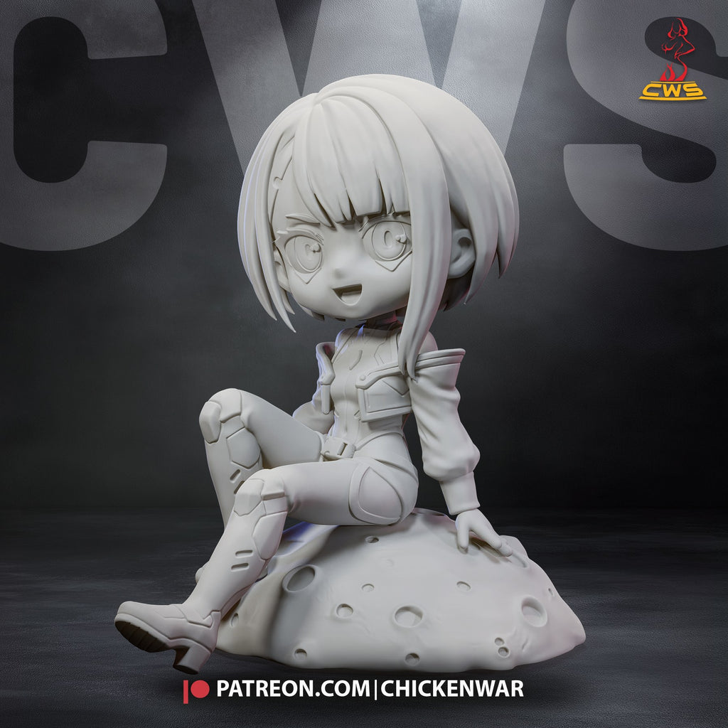 Lucy Kushinada (Cyberpunk Edgerunners) resin figure by CW Studio — studio render 5