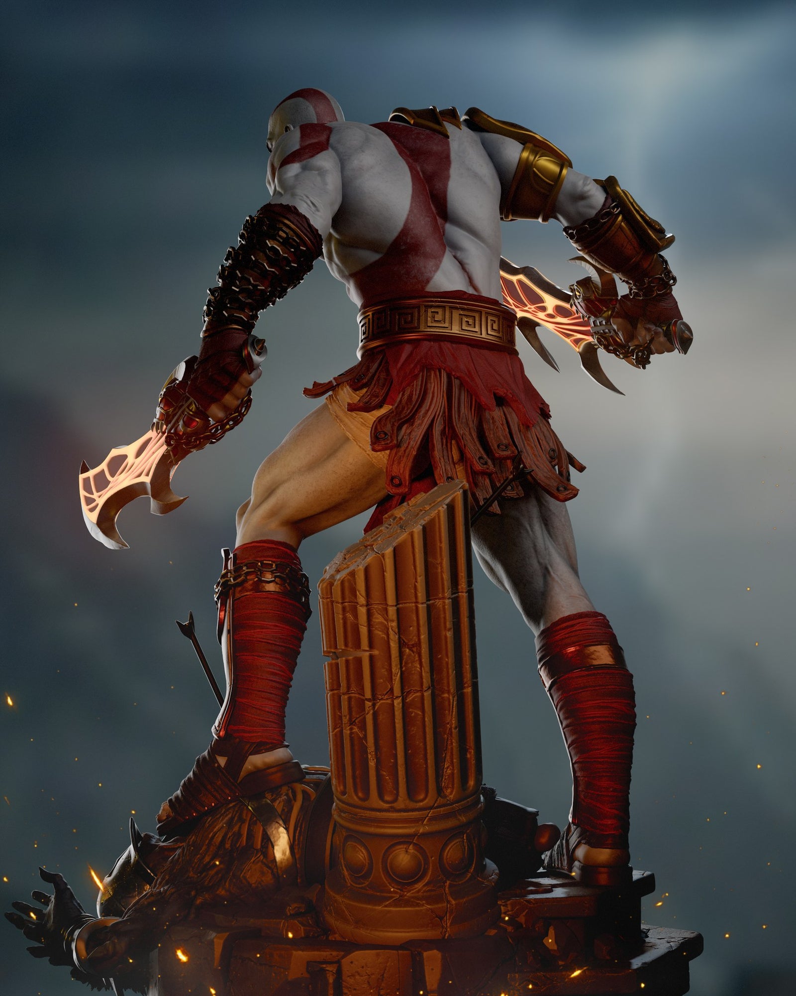 Kratos — studio render 5