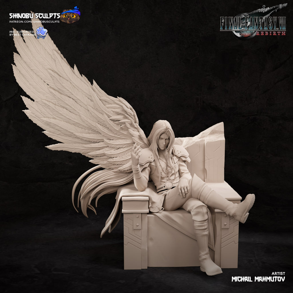 Sephiroth (Final Fantasy) resin figure by Shinobu Sculpts — studio render 5