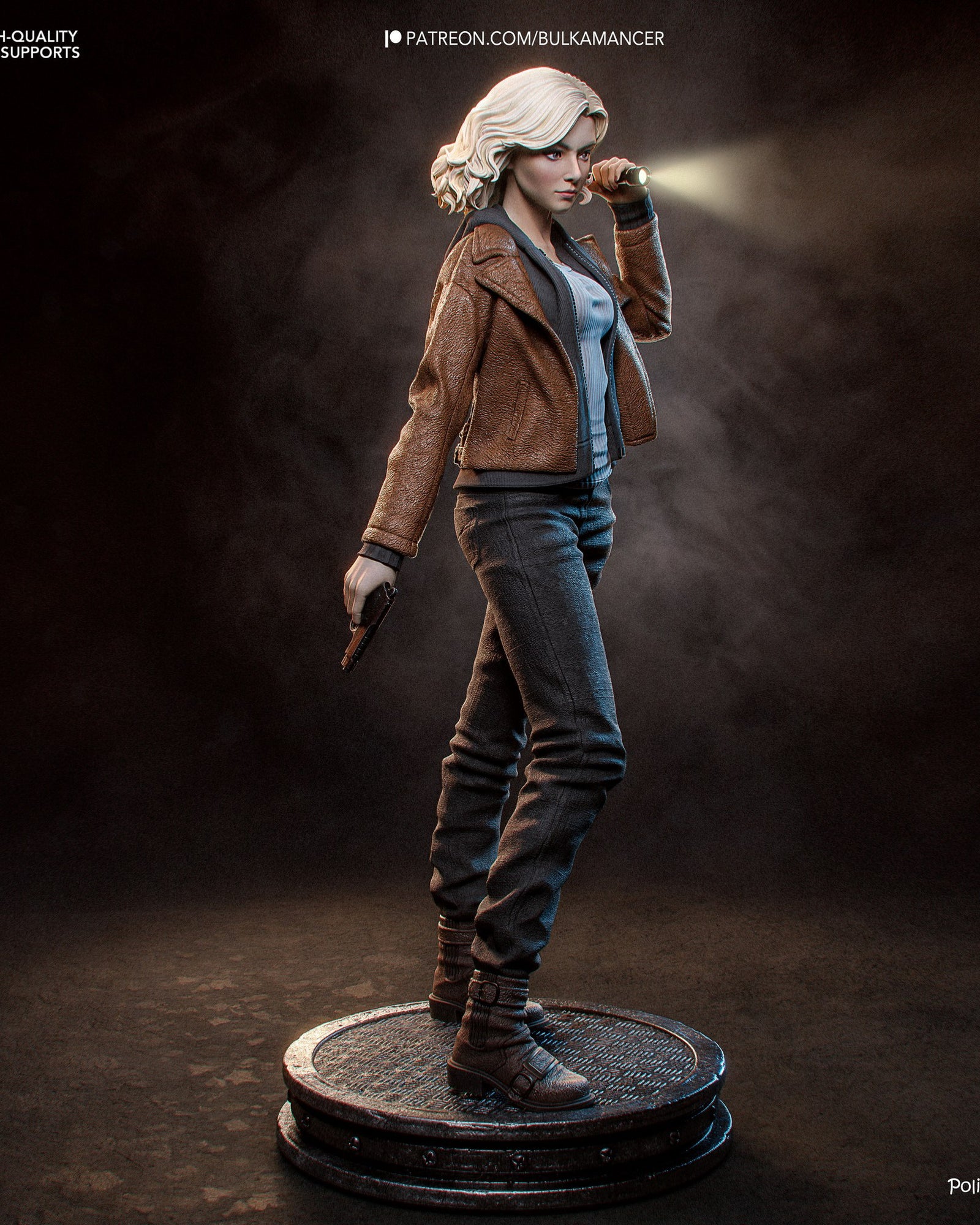Grace Ashcroft (Resident Evil) resin figure by Bulkamancer — studio render 4