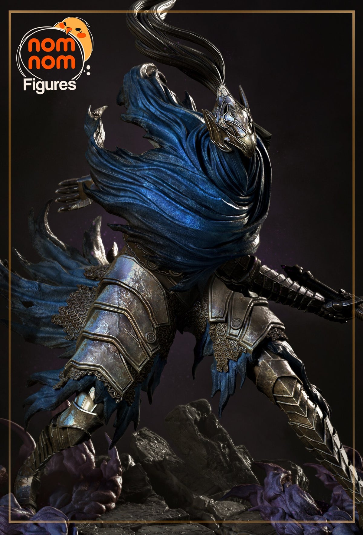 Artorias Dark Souls resin figure by NomNom Figures — studio preview 1