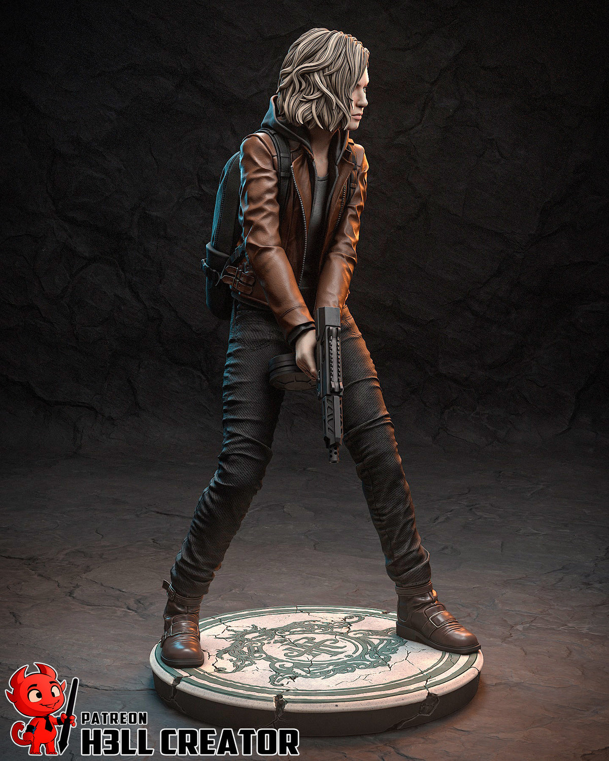 Grace Ashcroft (Resident Evil) resin figure by h3LLcreator — studio render 5