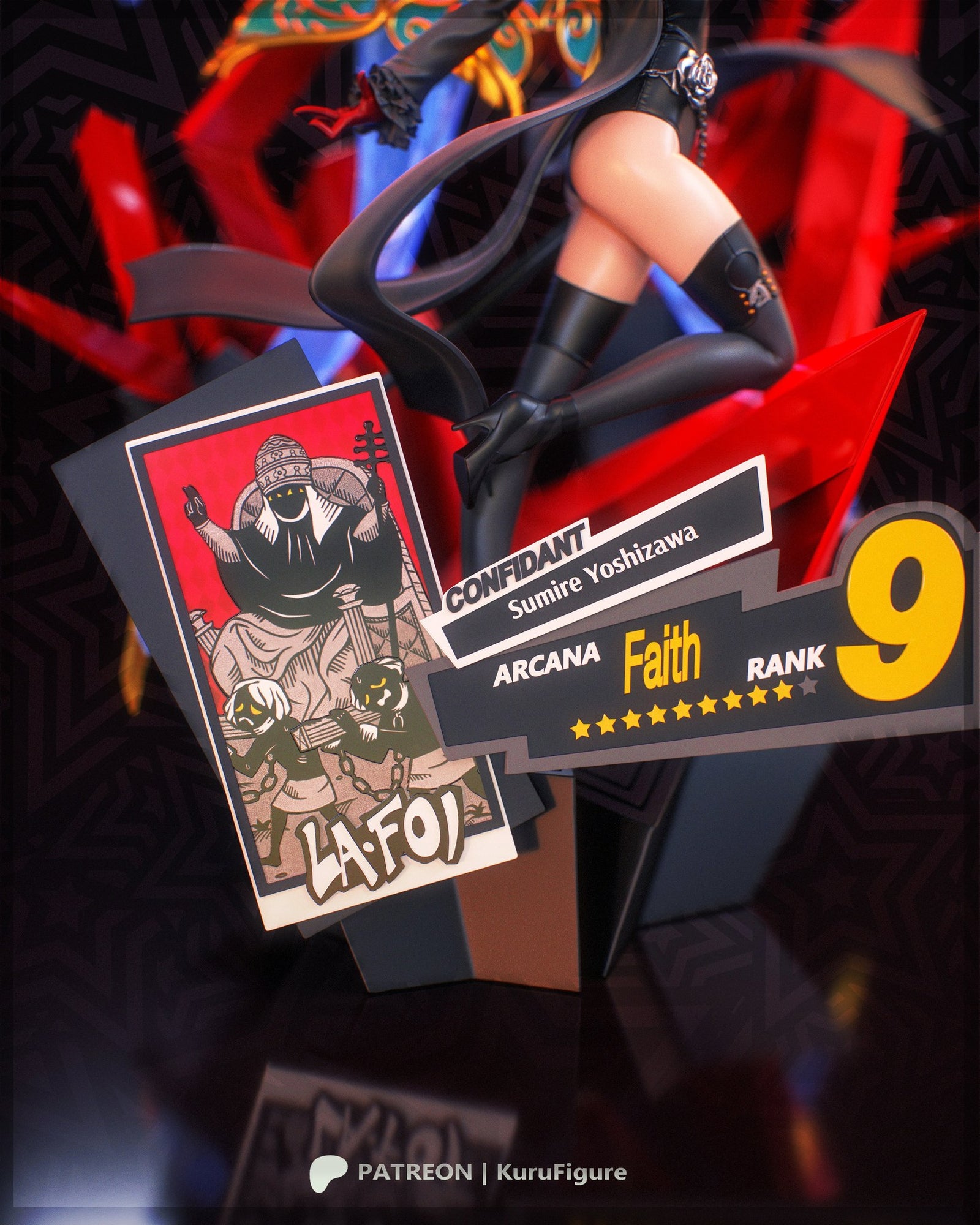 Sumire Yoshizawa (Persona 5) resin figure by Kuru Figures — studio render 5