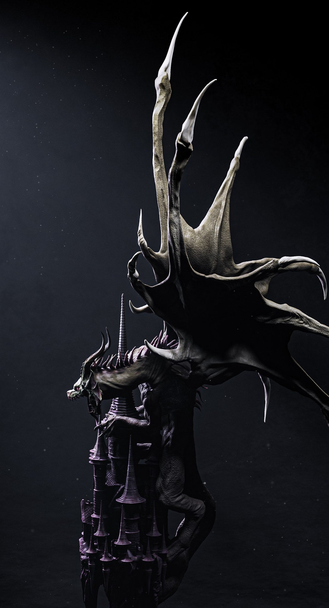 Mysterious Dragon — studio render 3