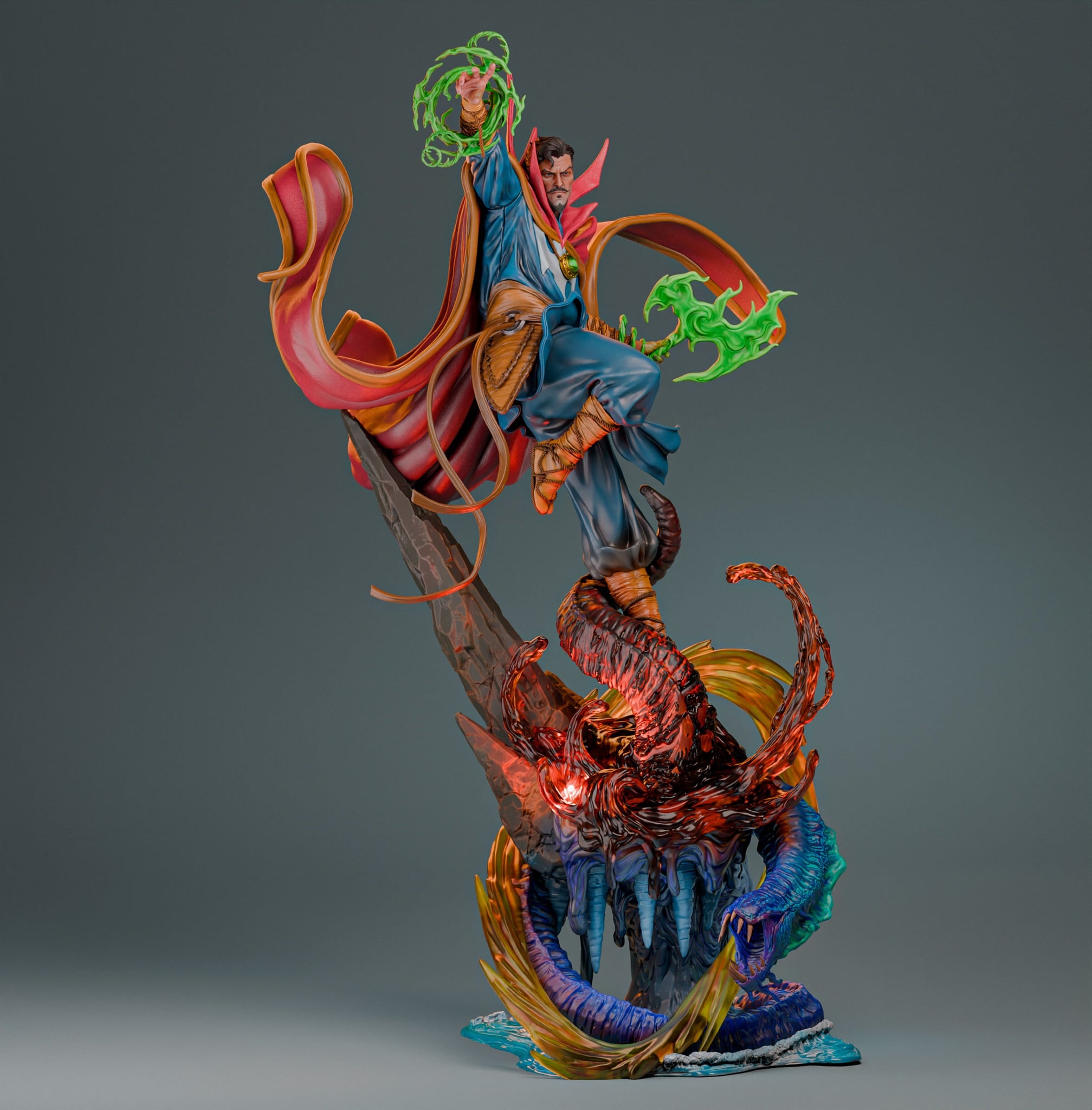Doctor Strange Marvel resin figure by CA 3D Studios — studio preview 2
