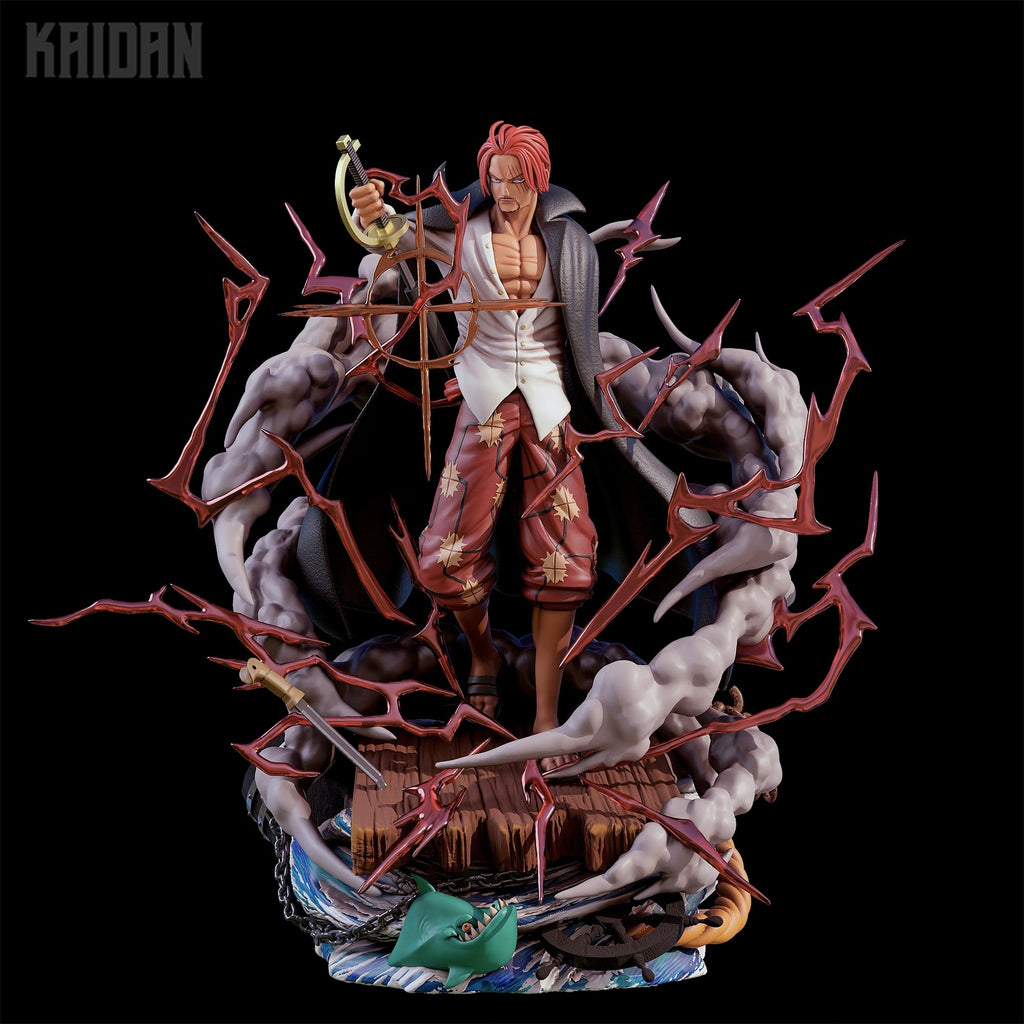 Shanks (One Piece) resin figure by Kaidan 3D — studio render 6