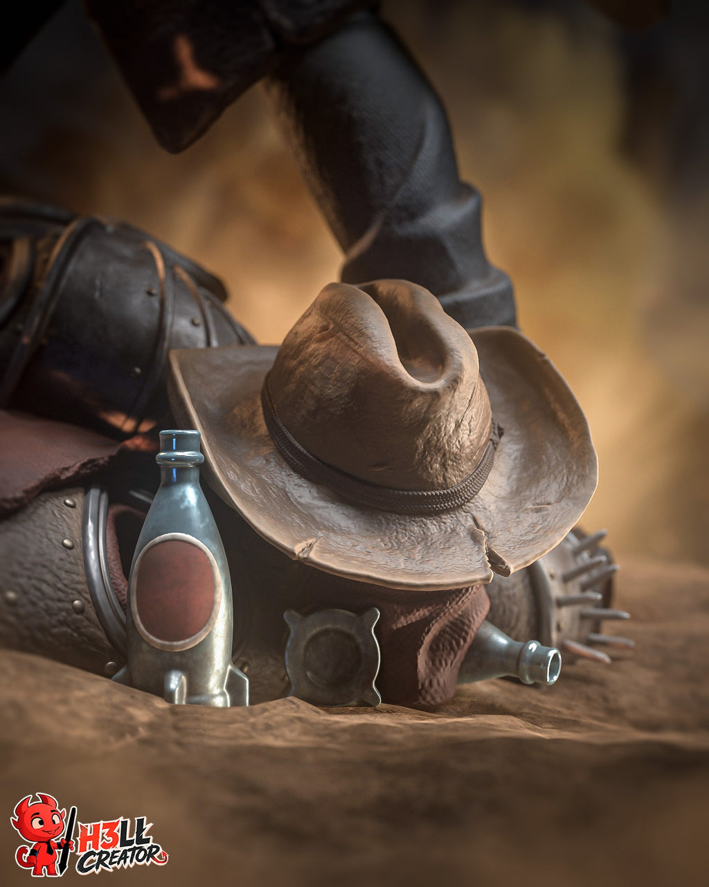 NCR Ranger (Fallout) resin figure by h3LLcreator — studio render 7
