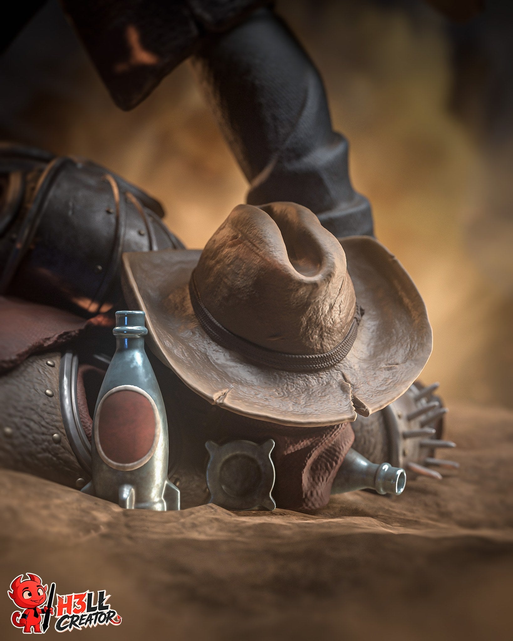 NCR Ranger (Fallout) resin figure by h3LLcreator — studio render 7