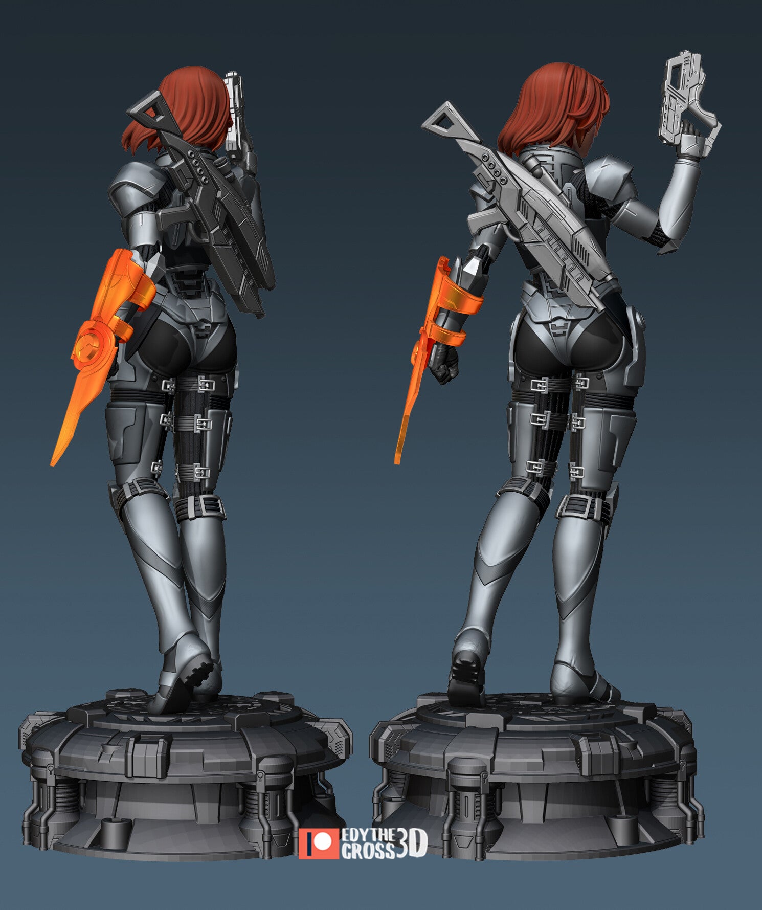 Commander Shepard — studio render 2