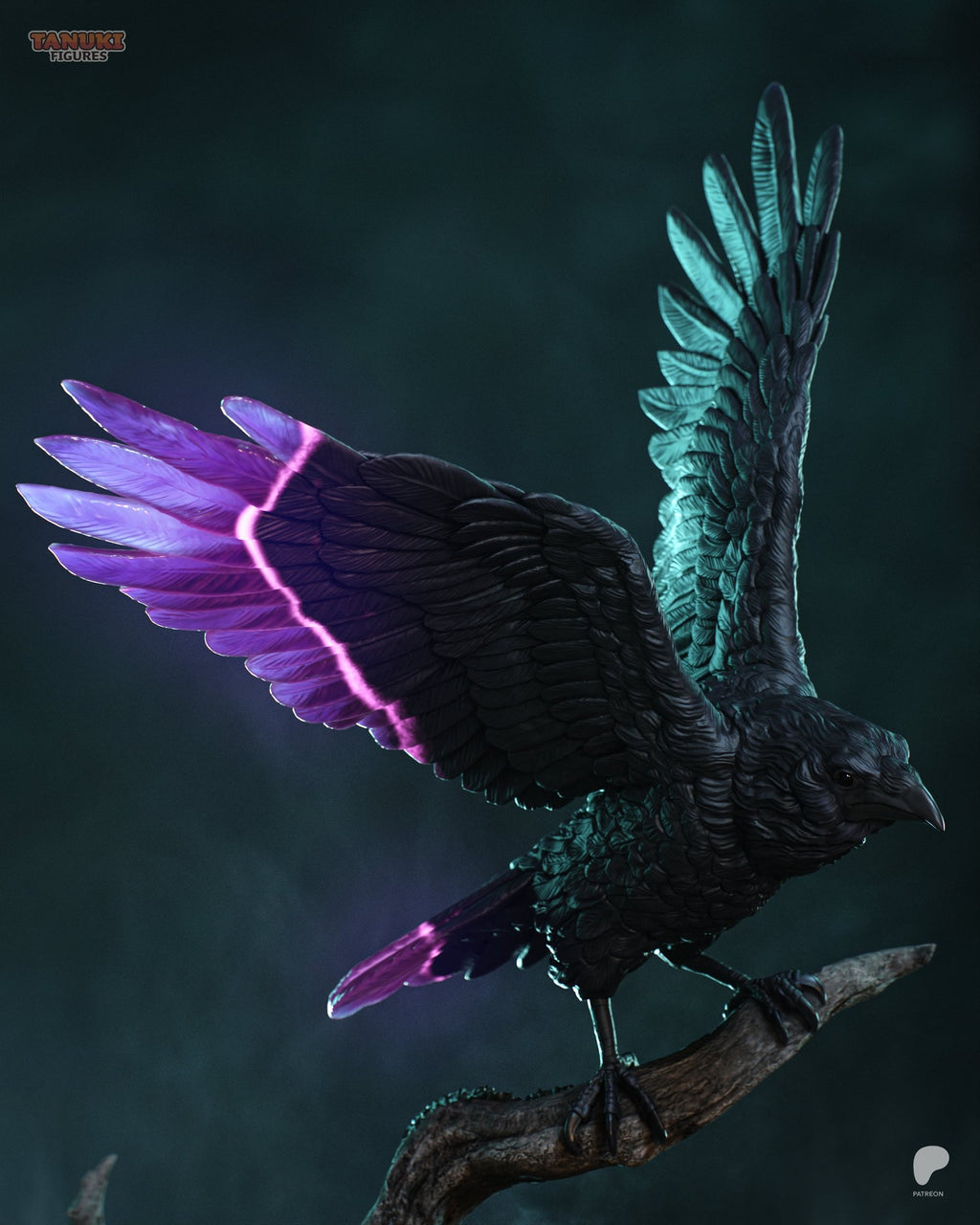 Yennefer of Vengerberg (The Witcher) resin figure by Tanuki Figures — studio render 5