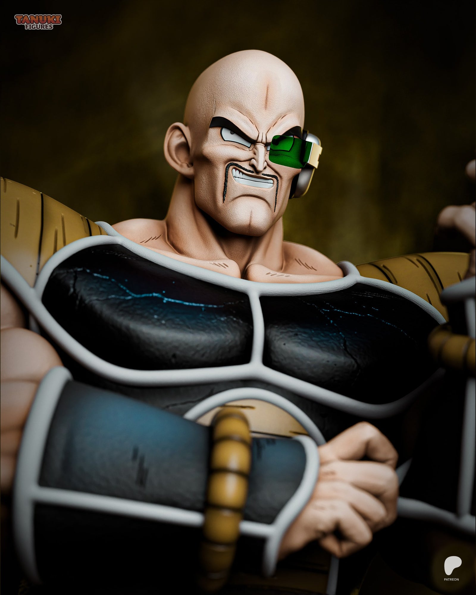 Nappa (Dragon Ball) resin figure by Tanuki Figures — studio render 5