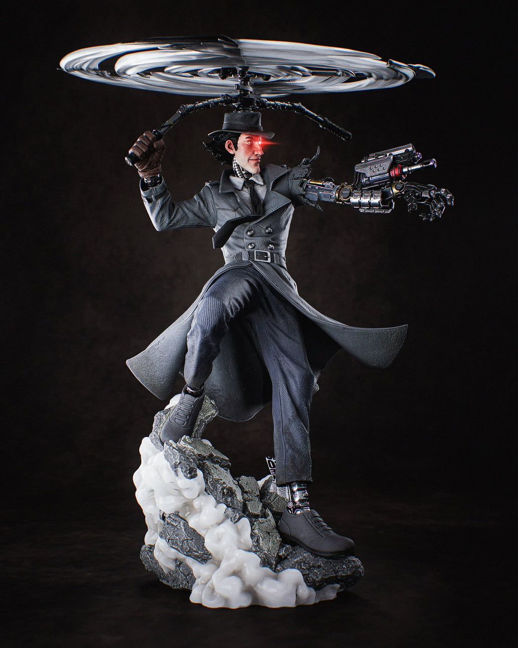 Inspector Gadget resin figure by CA 3D Studios — studio preview 6