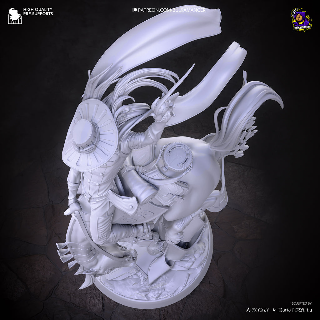 Gyro Zeppeli (Jojo's Bizarre Adventure) resin figure by Bulkamancer — studio render 20
