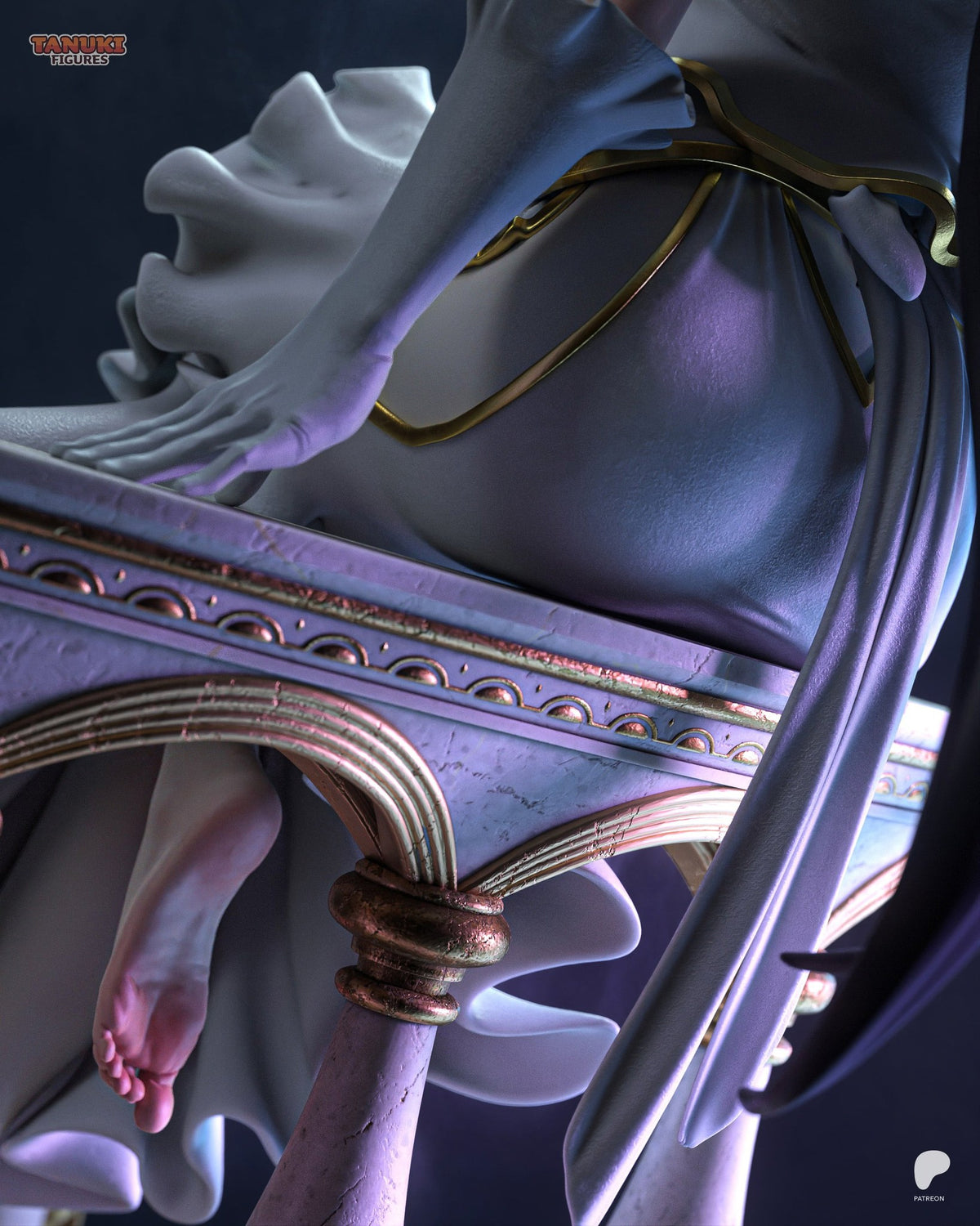 Albedo (Overlord) resin figure by Tanuki Figures — studio render 8