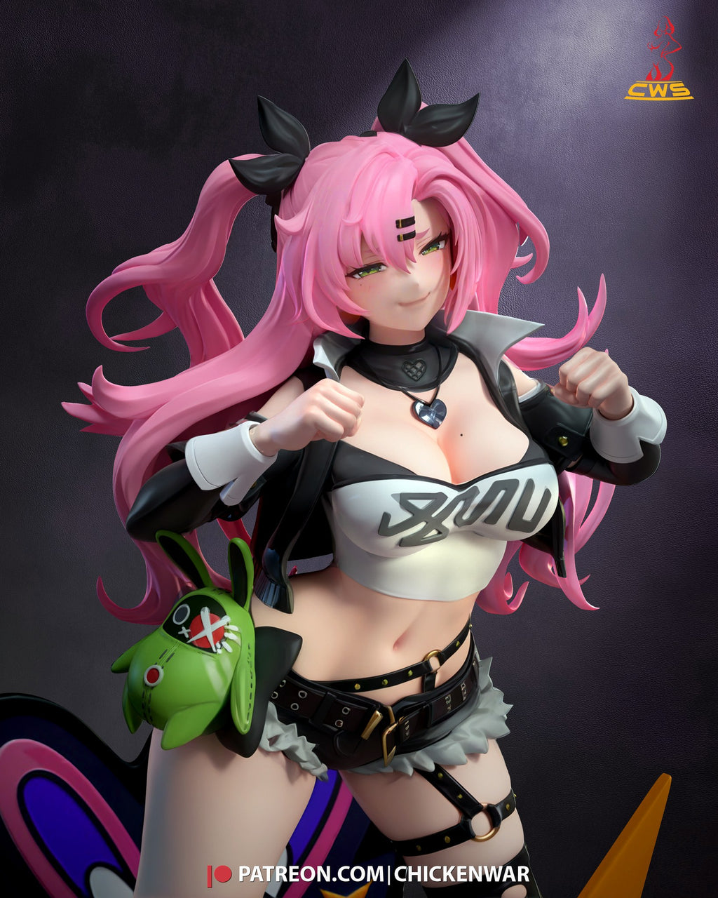 Nicole Demara (Zenless Zone Zero) resin figure by CW Studio — studio render 2