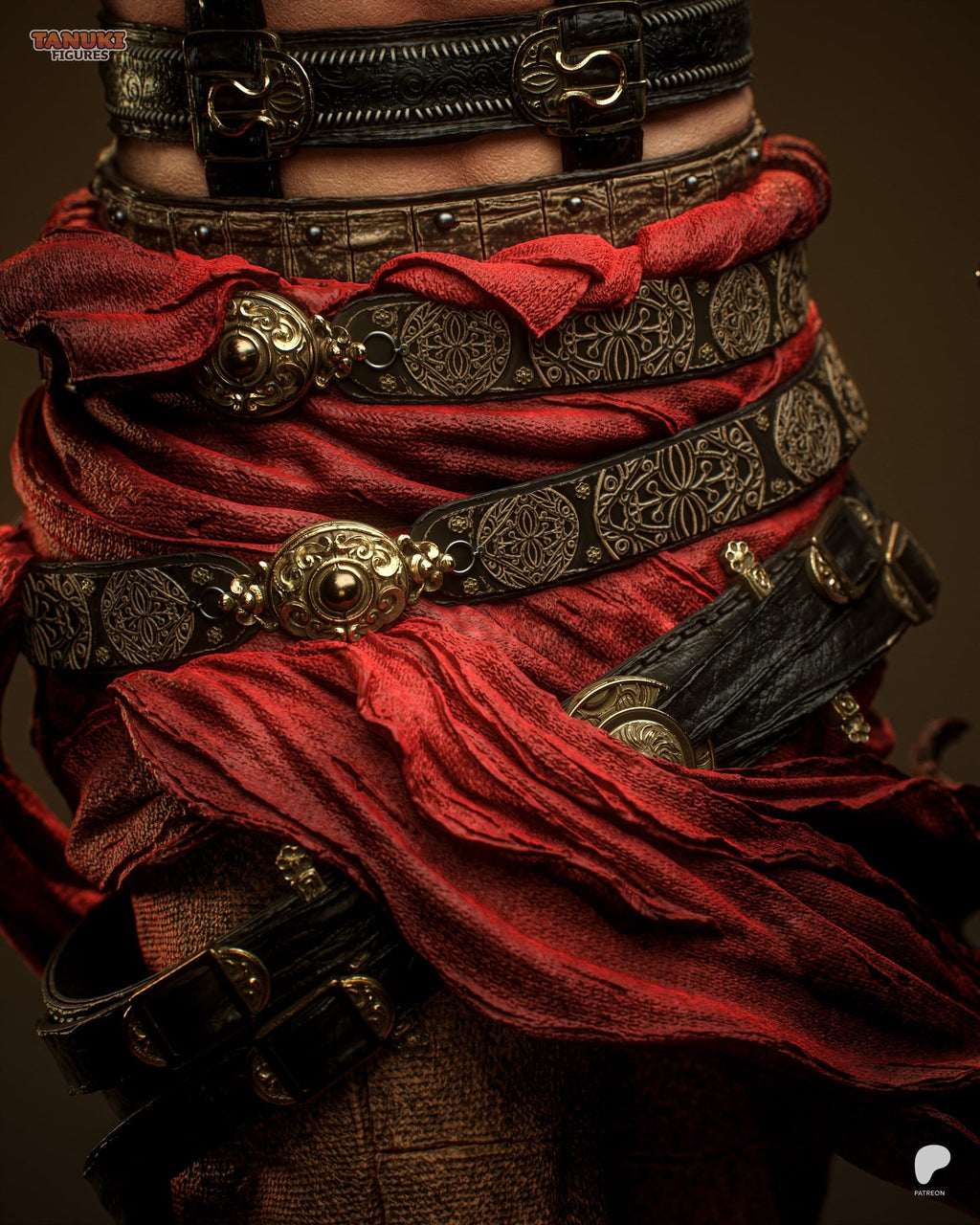 The Prince (Prince of Persia) resin figure by Tanuki Figures — studio render 6