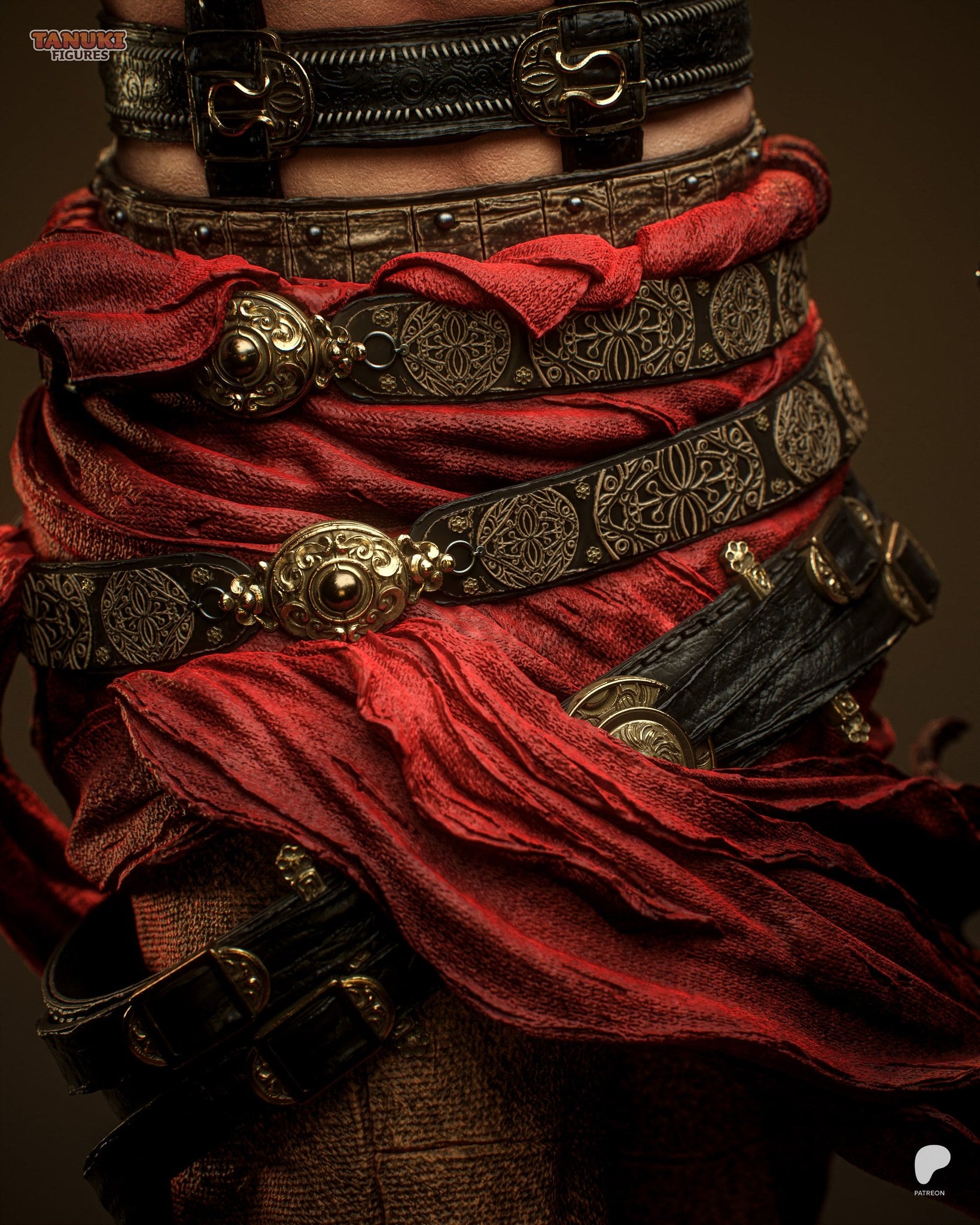 The Prince (Prince of Persia) resin figure by Tanuki Figures — studio render 6