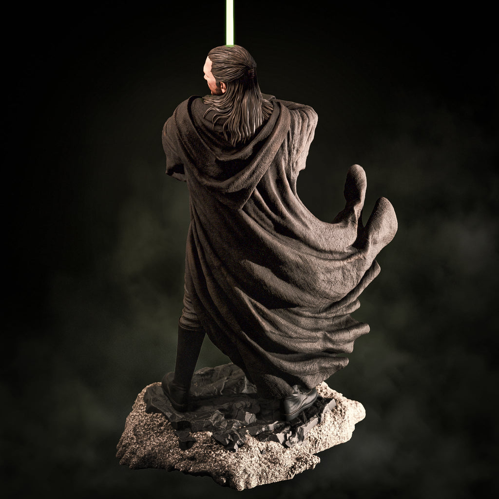 Qui-Gon Jinn (Star Wars) resin figure by CA 3D Studios — studio render 3