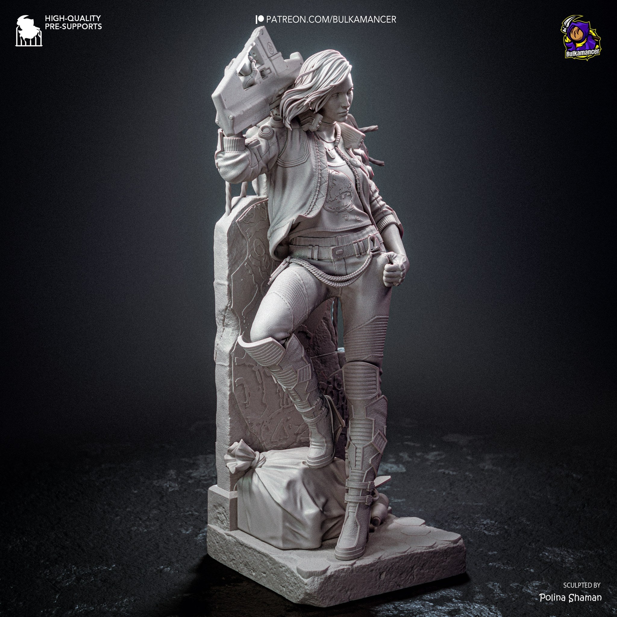 V (Valerie) (Cyberpunk 2077) resin figure by Bulkamancer — studio render 14