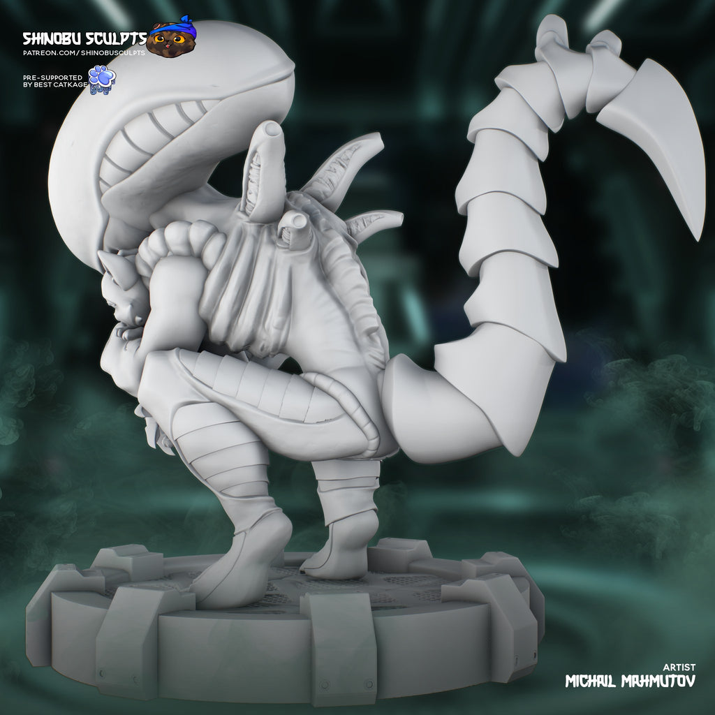 Xenomorph (Alien) resin figure by Shinobu Sculpts — studio render 5