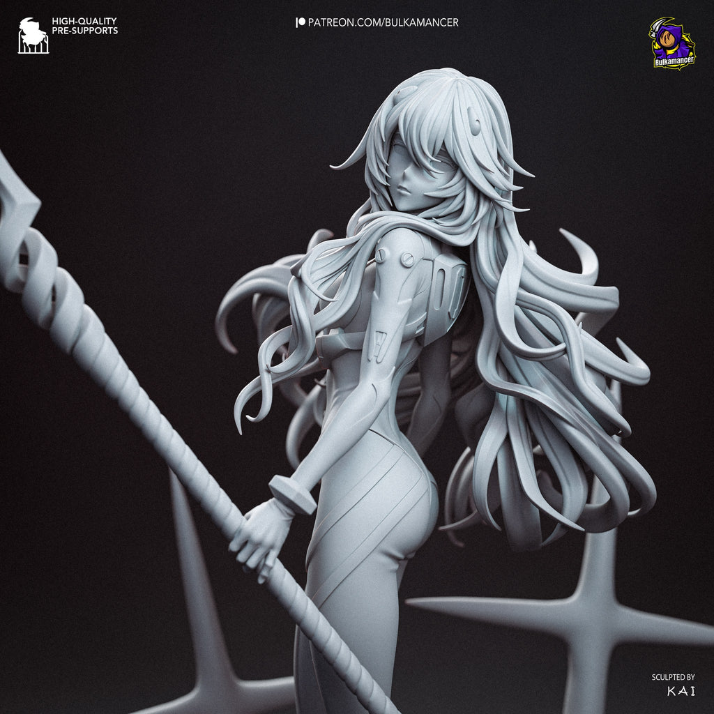 Rei Ayanami (Evangelion) resin figure by Bulkamancer — studio render 12