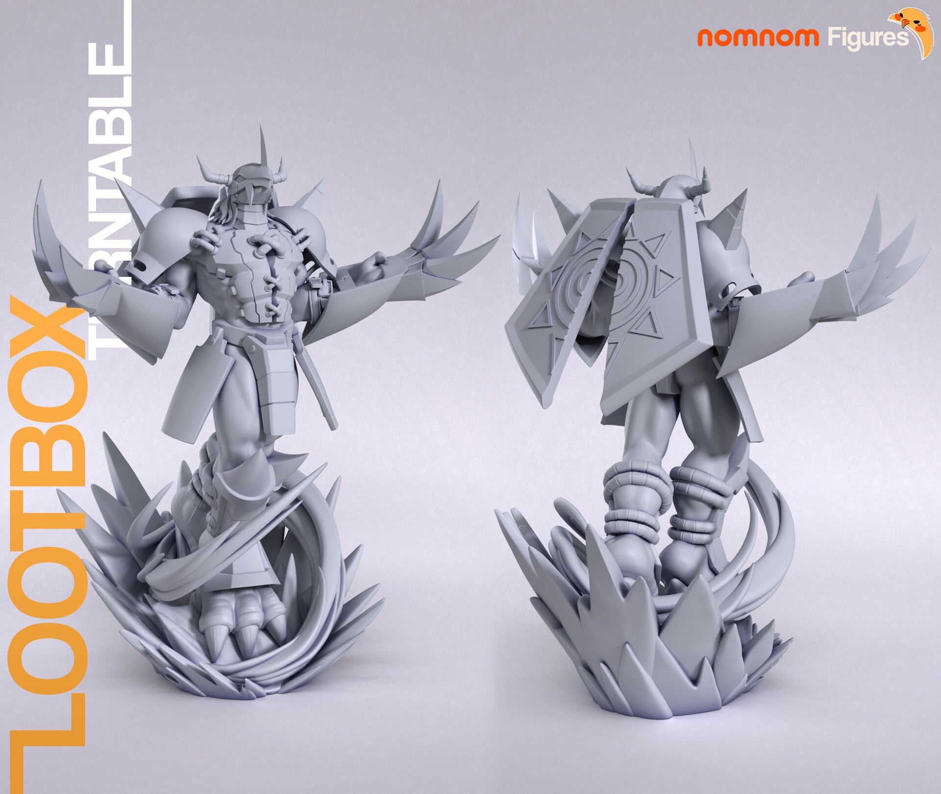 Wargreymon — studio render 3