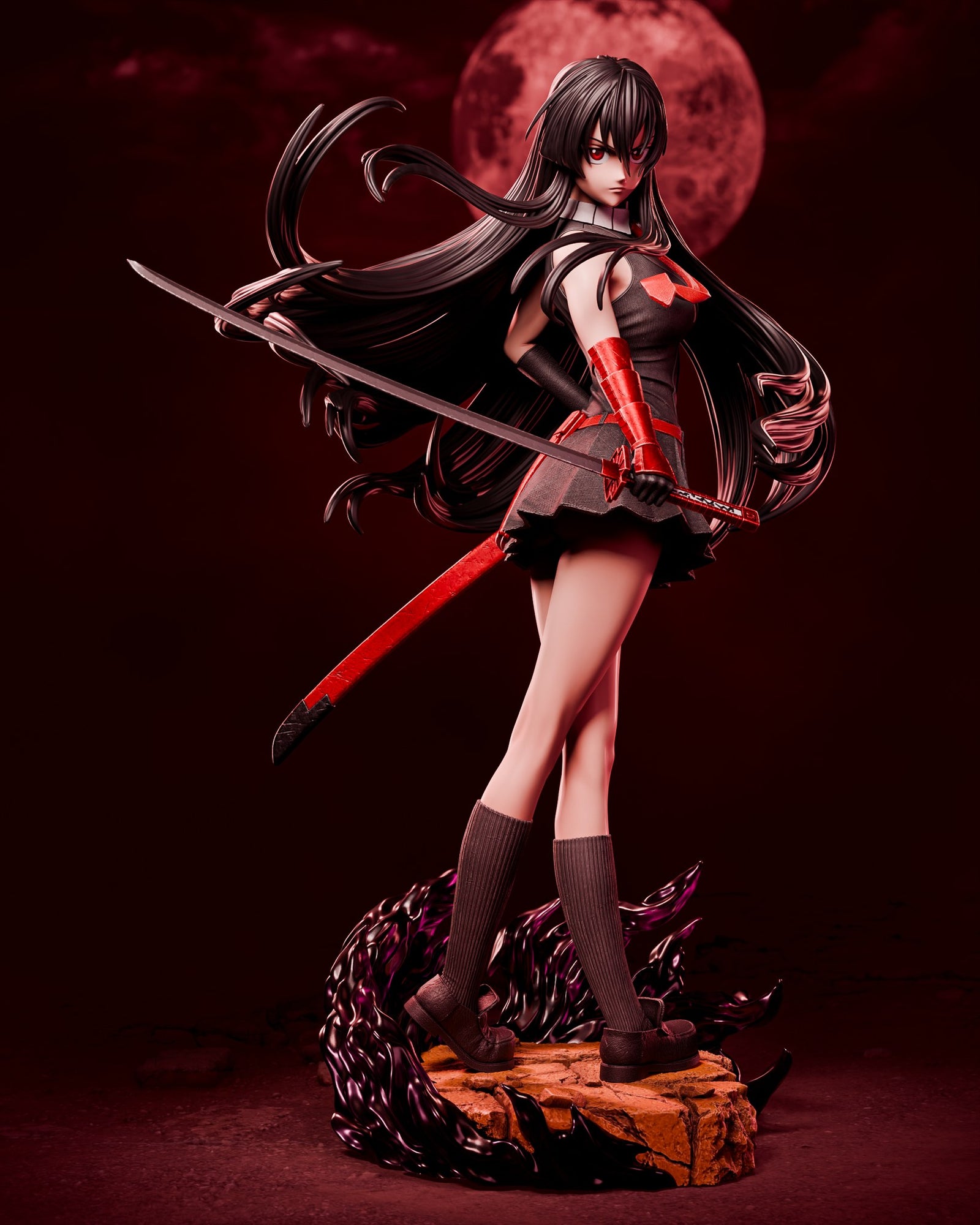 Akame ga Kill resin figure by CA 3D Studios — studio preview 2