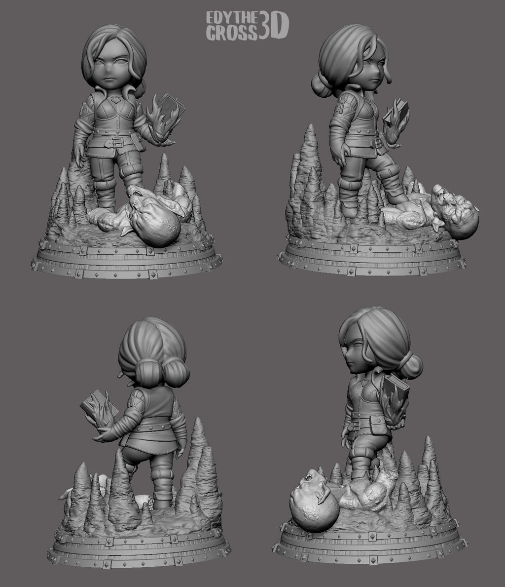 Triss Merigold — studio render 2