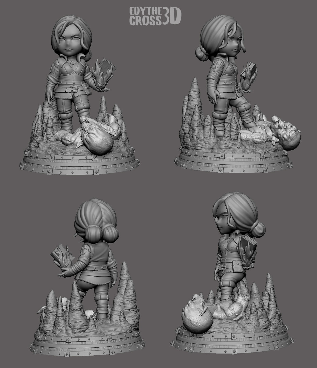 Triss Merigold — studio render 2