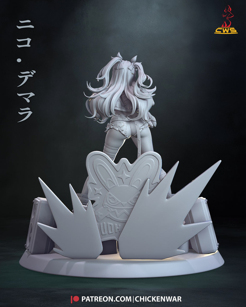 Nicole Demara (Zenless Zone Zero) resin figure by CW Studio — studio render 12