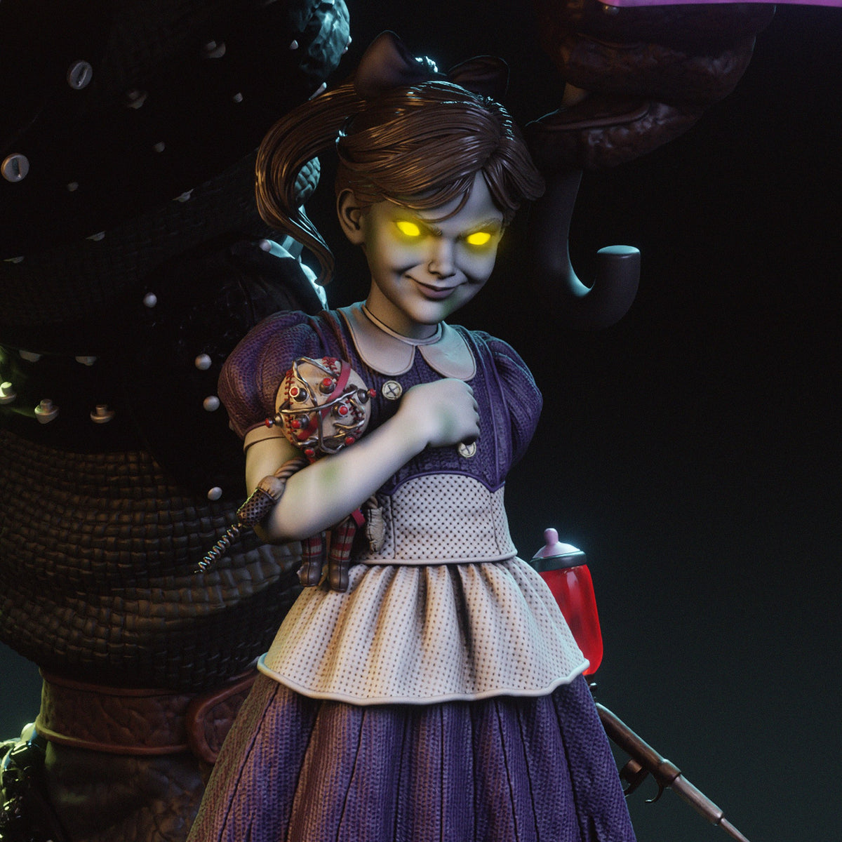 Big Daddy and Little Sister — studio render 3