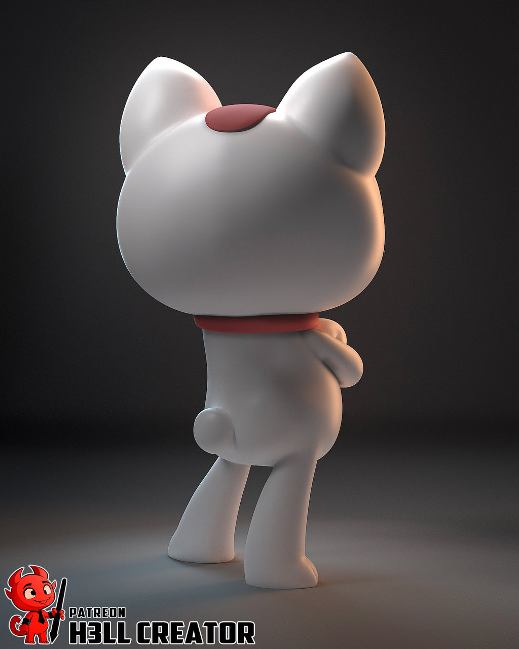 Turbo Granny (Dandadan) resin figure by h3LLcreator — studio render 3