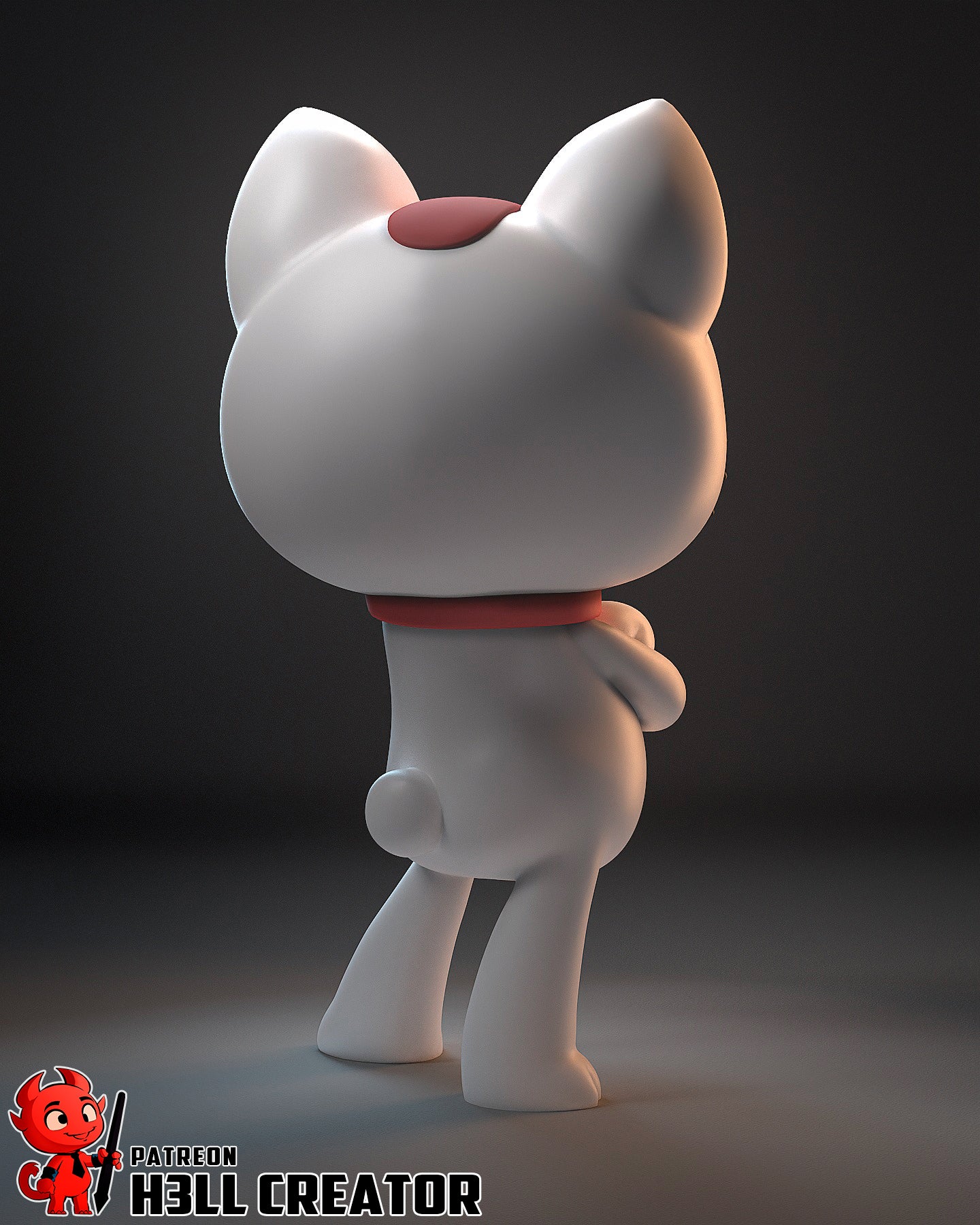Turbo Granny (Dandadan) resin figure by h3LLcreator — studio render 3