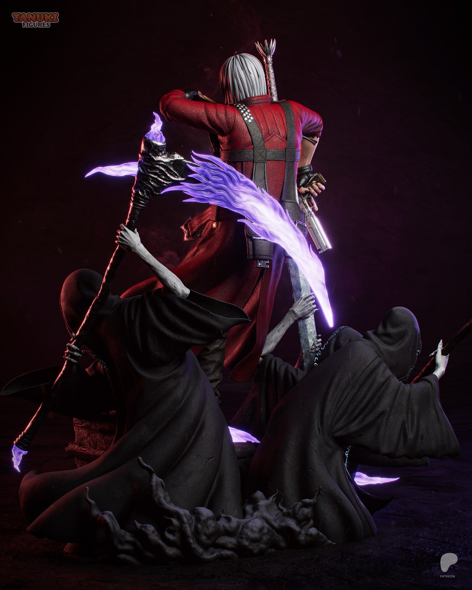 Dante (Devil May Cry) resin figure by Tanuki Figures — studio render 3