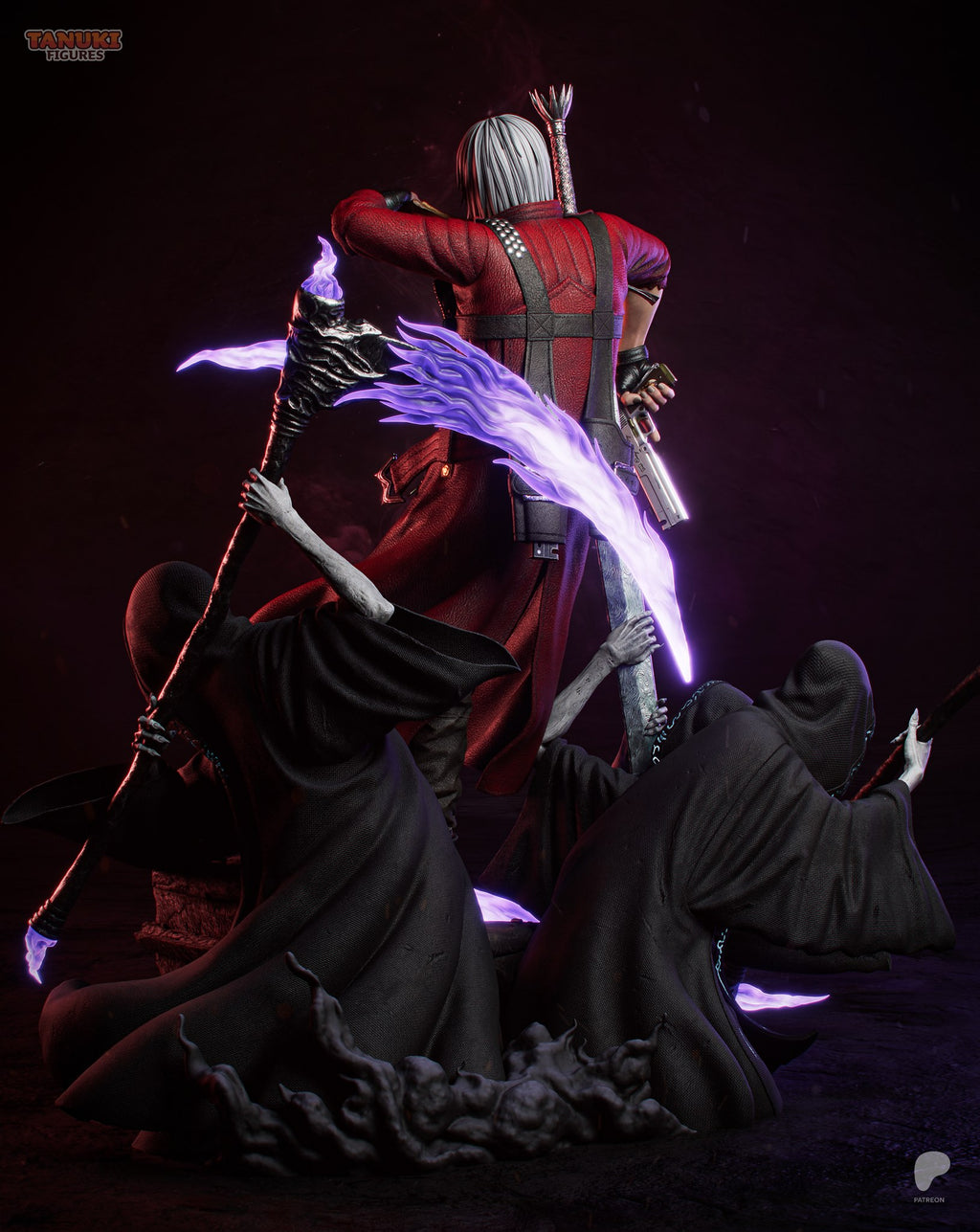 Dante (Devil May Cry) resin figure by Tanuki Figures — studio render 3