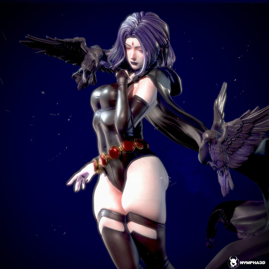 Raven (DC Comics) resin figure by Nympha — studio render 5