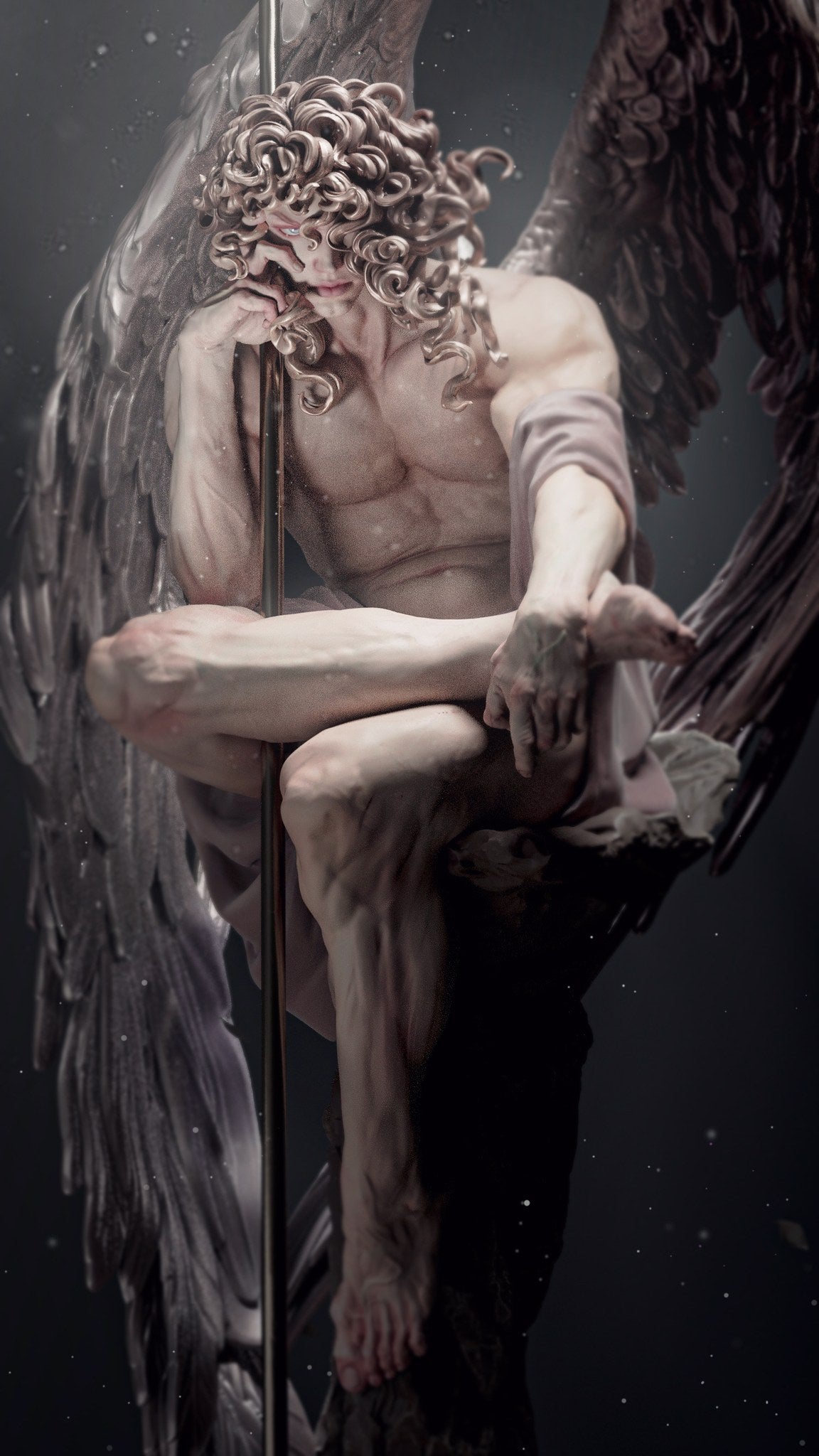 Fallen Angel — studio render 5