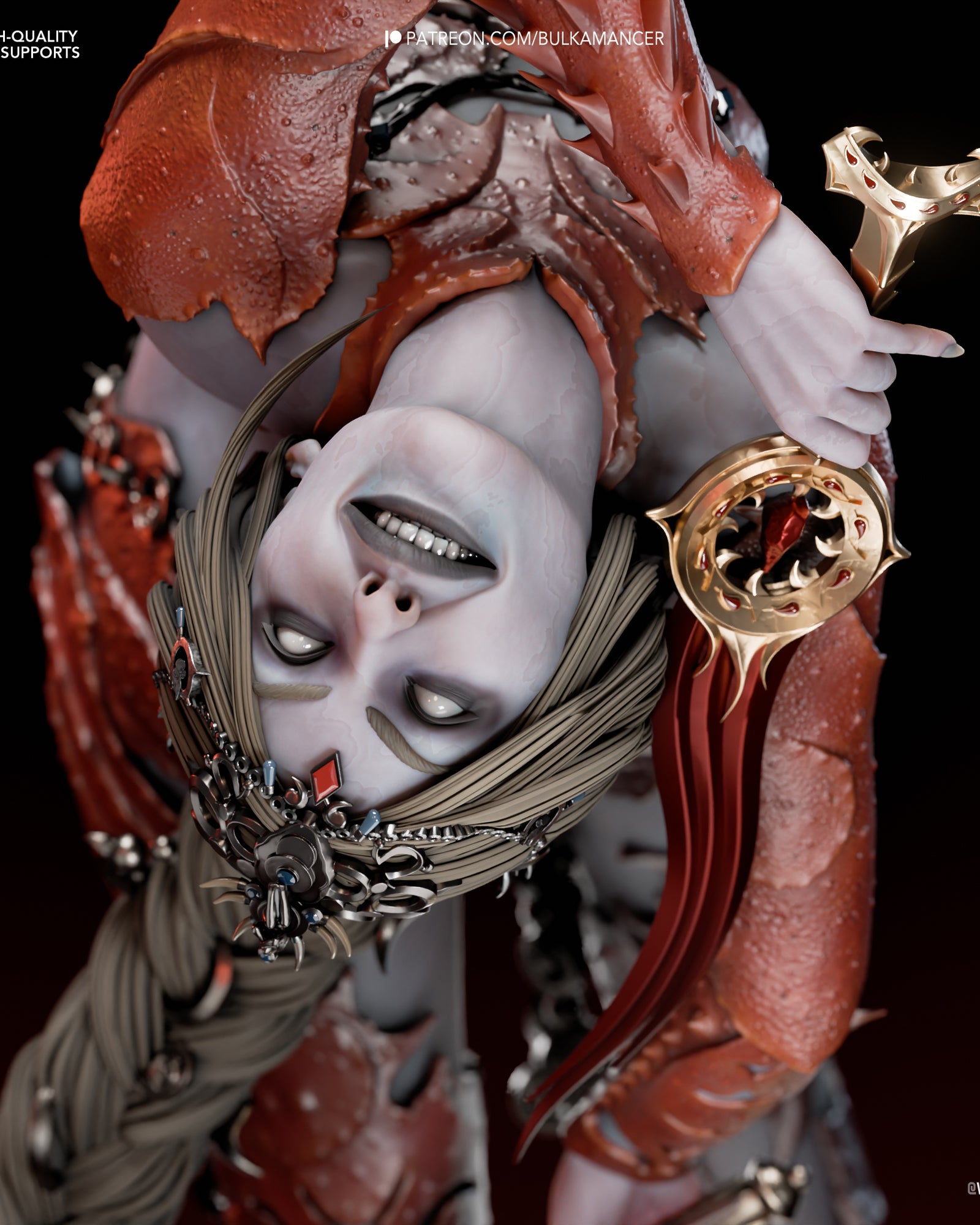 Orin the Red (Baldur's Gate) resin figure by Bulkamancer — studio render 5