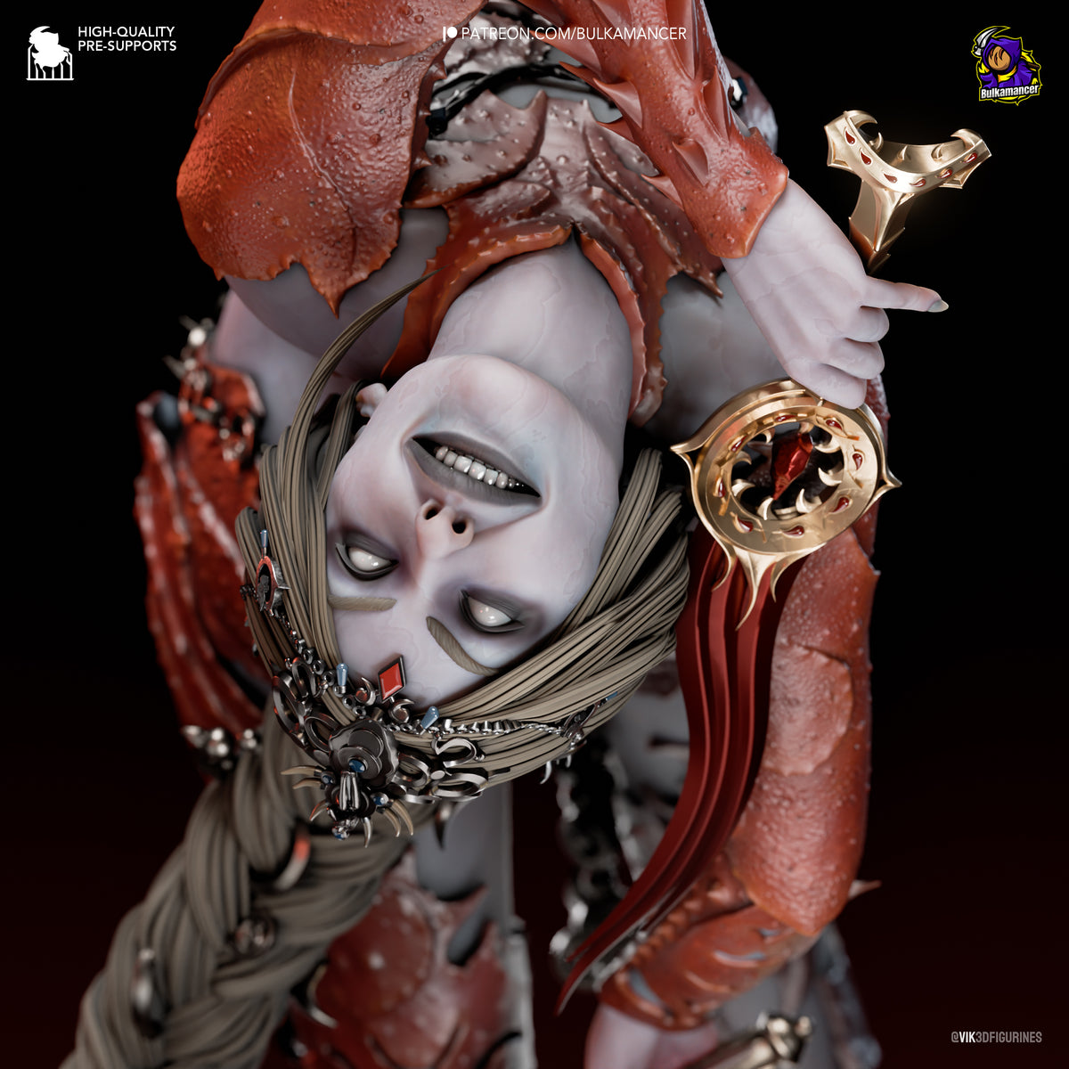 Orin the Red (Baldur's Gate) resin figure by Bulkamancer — studio render 5