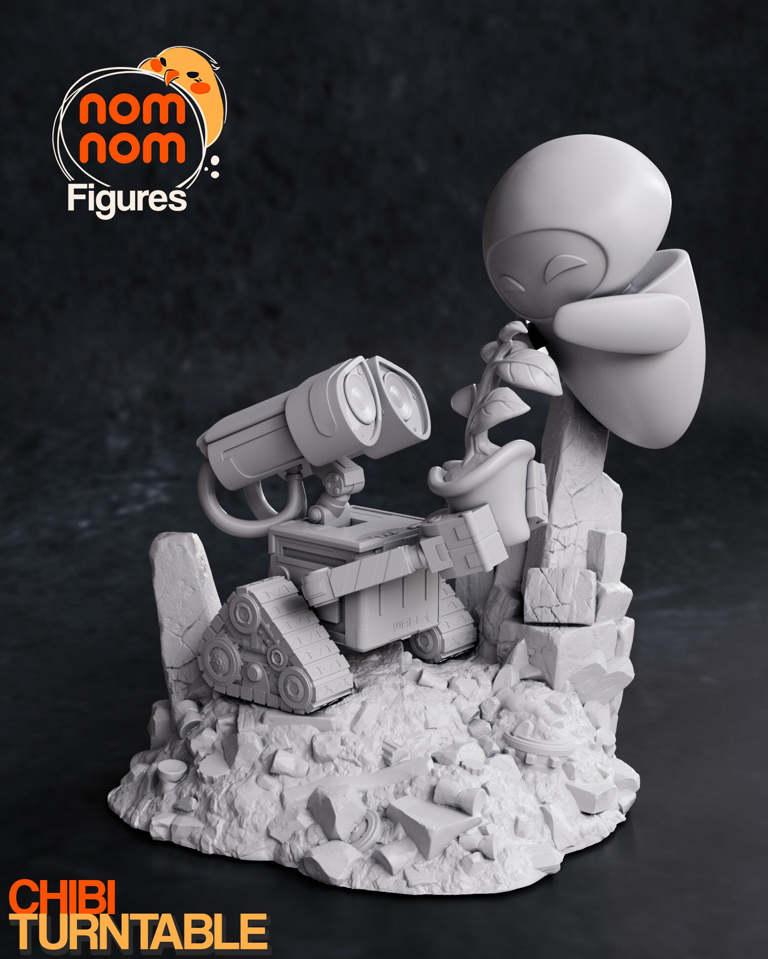 WALL-E and EVE — studio render 5