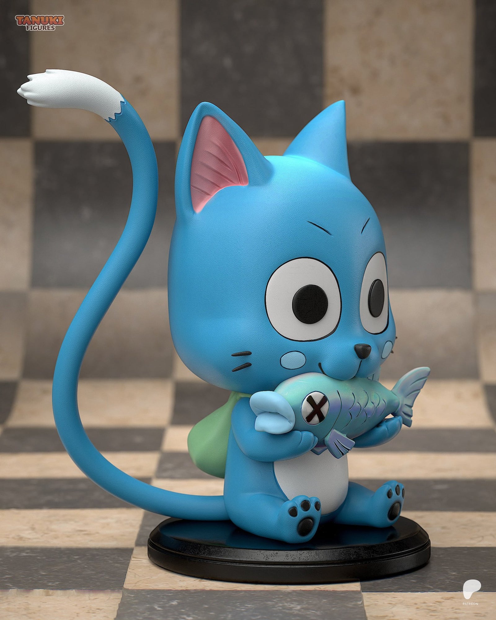 Happy (Fairy Tail) resin figure by Tanuki Figures — studio render 3