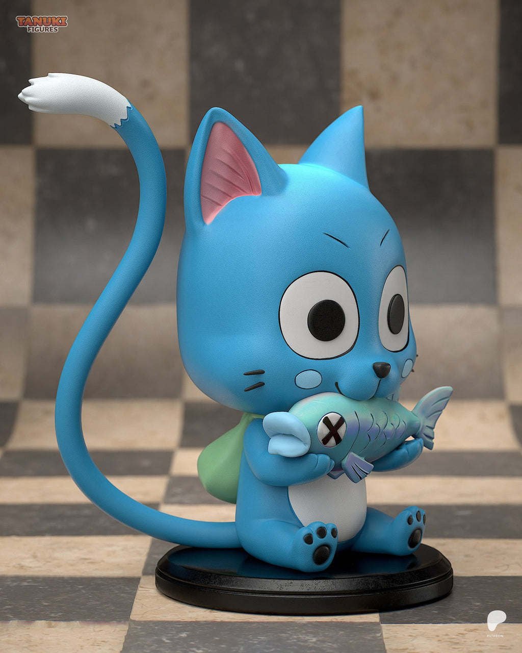 Happy (Fairy Tail) resin figure by Tanuki Figures — studio render 3
