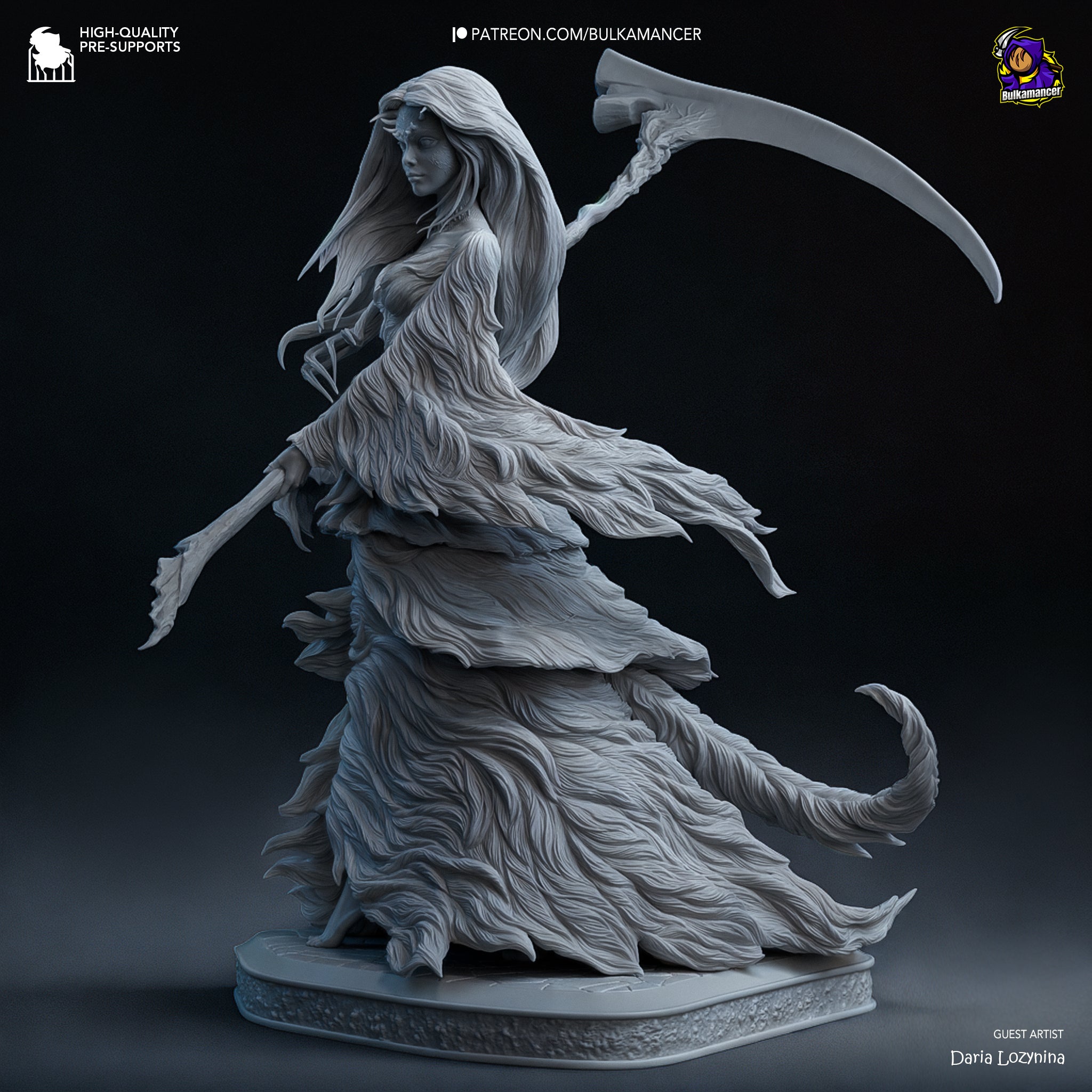 Crossbreed Priscilla (Dark Souls) resin figure by Bulkamancer — studio render 9