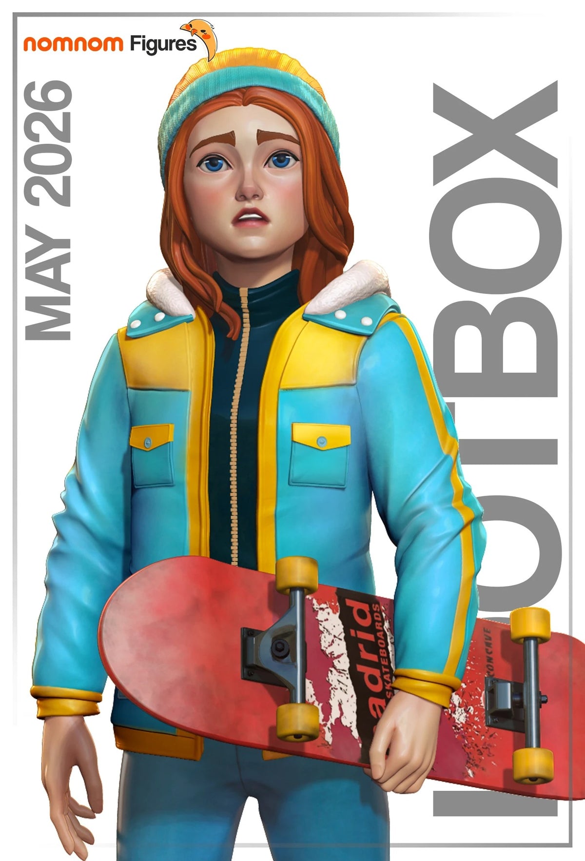 Max Stranger Things resin figure by NomNom Figures — studio preview 1