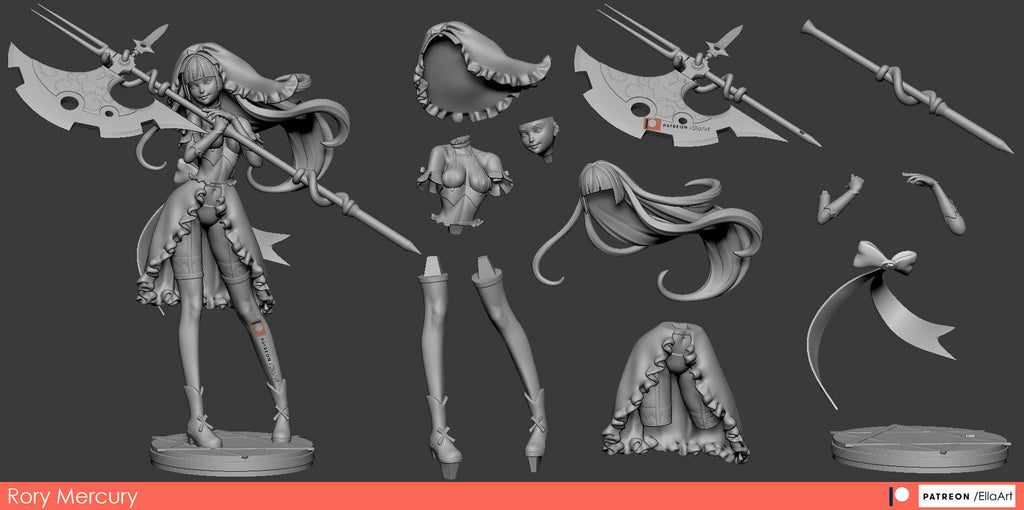 Rory Mercury — studio render 4