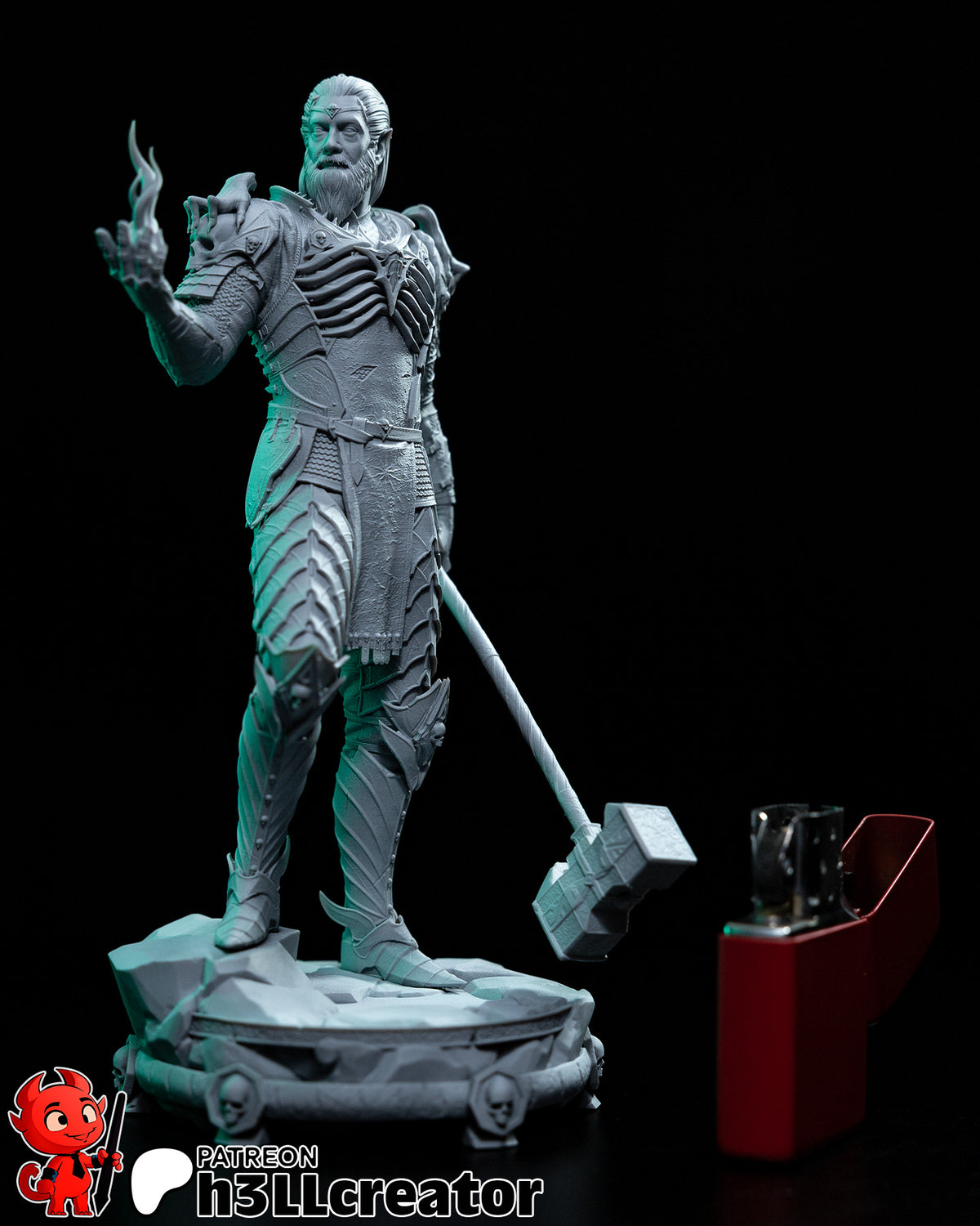Ketheric Thorm (Baldur's Gate) resin figure by h3LLcreator — studio render 4