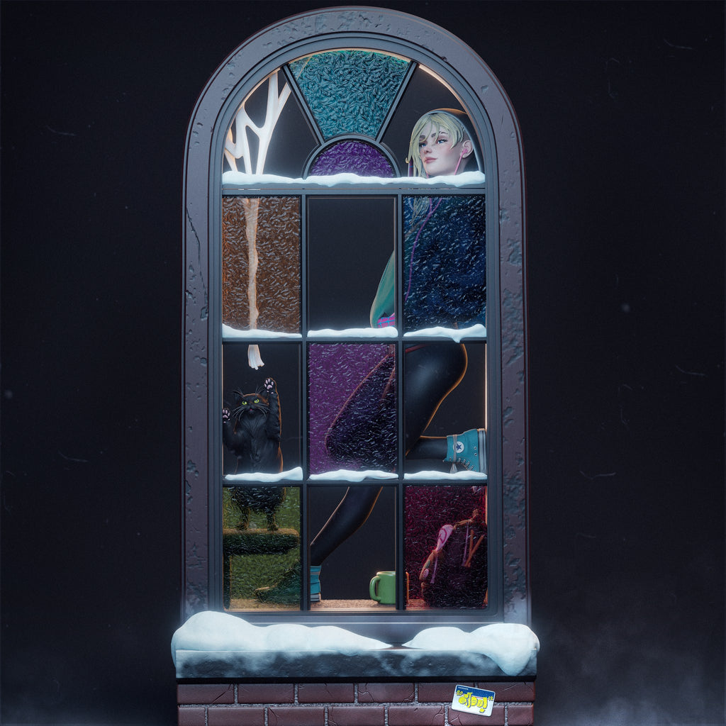 Gwen Stacy — studio render 5