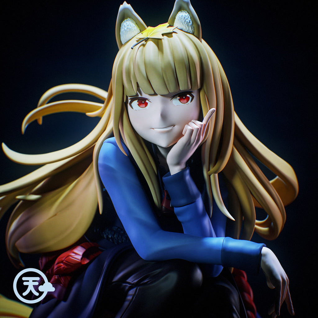 Holo (Spice and Wolf) resin figure by Tenshi Figures — studio render 1