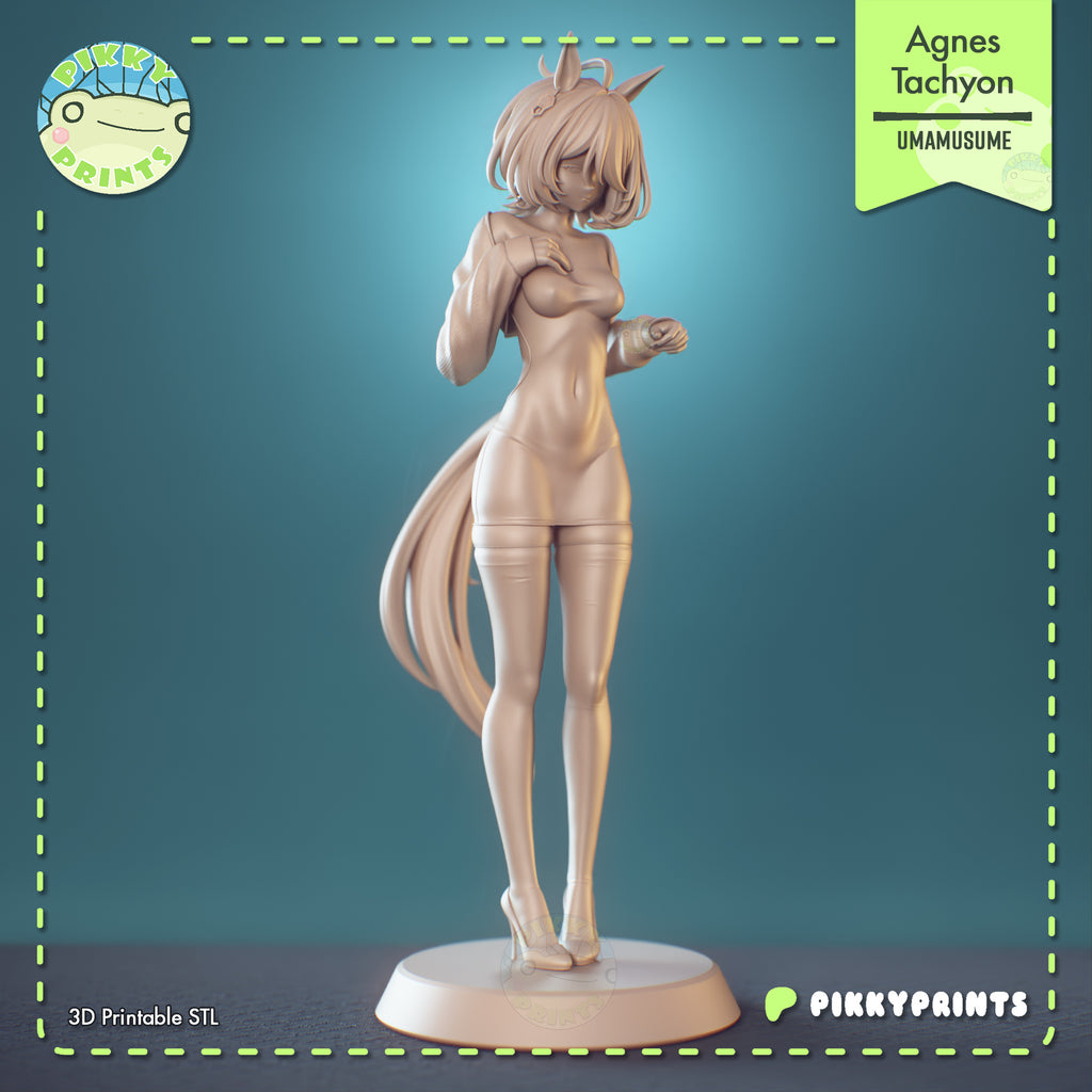 Agnes Tachyon (Umamusume) resin figure by PikkyPrints — studio render 7